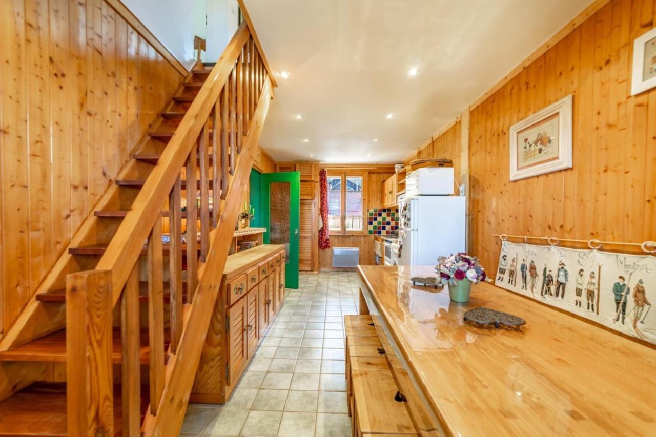 Duplex Apartment In The Heart Of The City With Mountain & Countryside Views Saint-Gervais-les-Bains Exterior foto