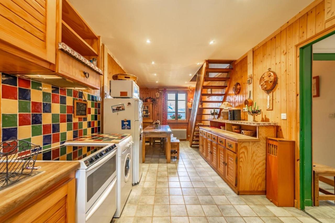 Duplex Apartment In The Heart Of The City With Mountain & Countryside Views Saint-Gervais-les-Bains Exterior foto
